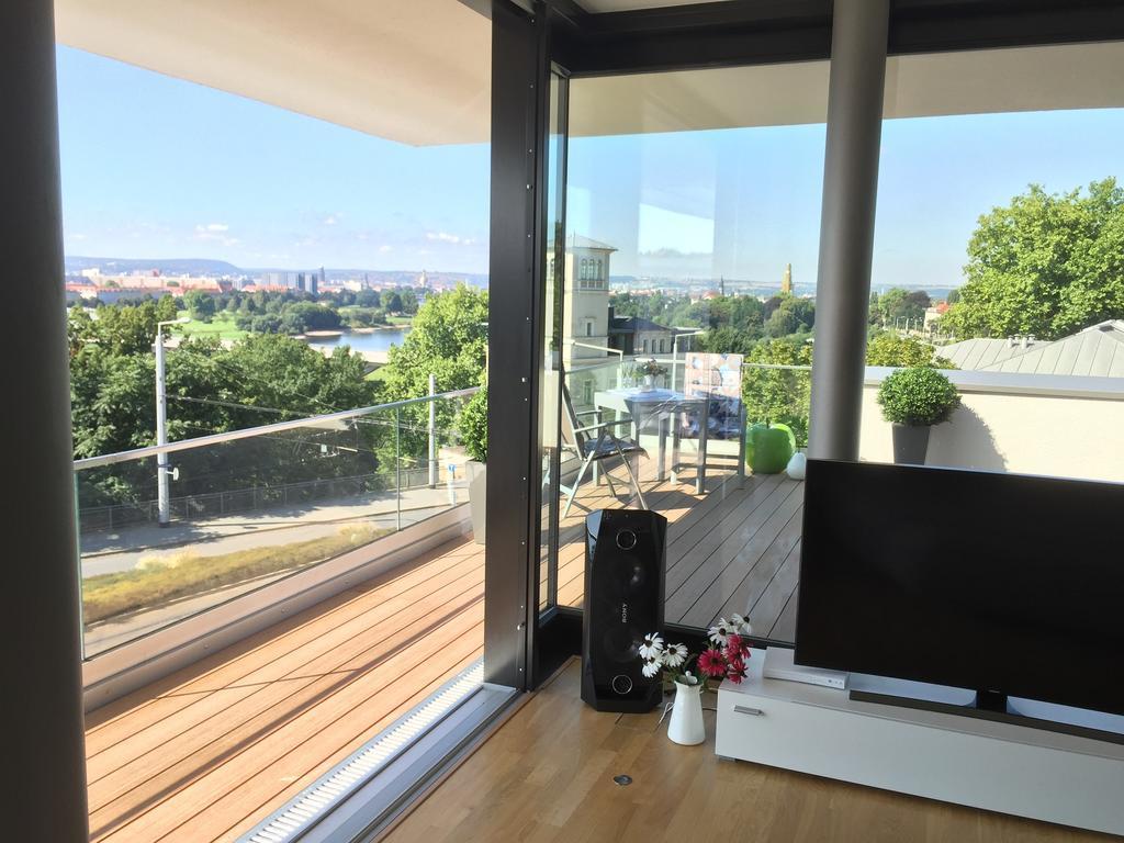 Wohnung Mit Weitblick Drezda Kültér fotó